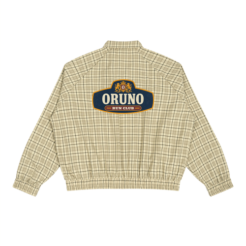 Heritage Plaid Zip  Track Jacket